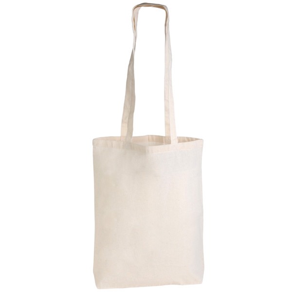 Calico Long Handle Bag - Logo Line Promotional Products