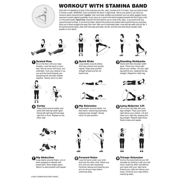 Stamina Resistance Bands - Logo Line Promotional Products