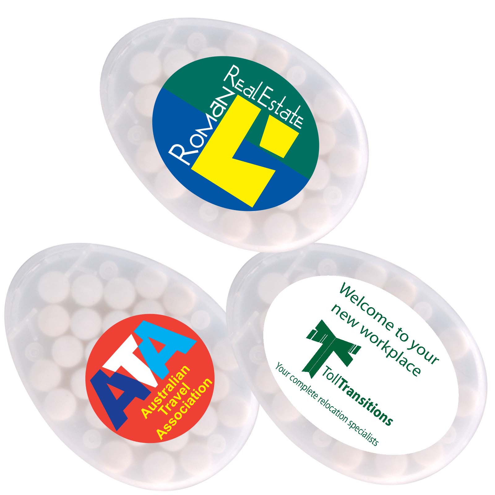 LL062 - Egg Shape Sugar Free Breath Mints