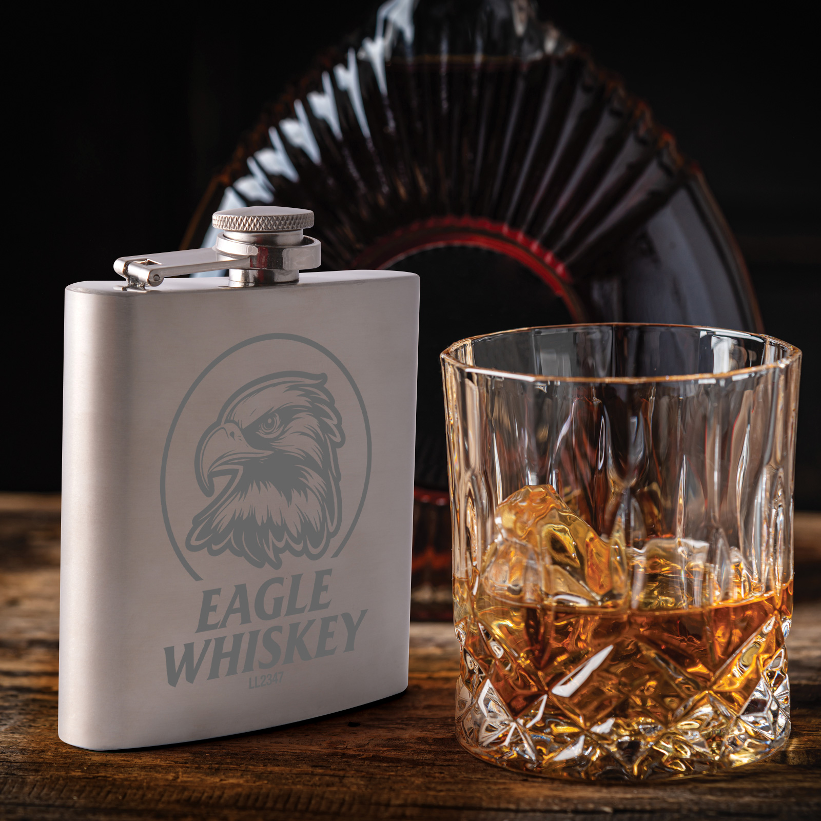 LL2347 - Stainless Steel Hip Flask