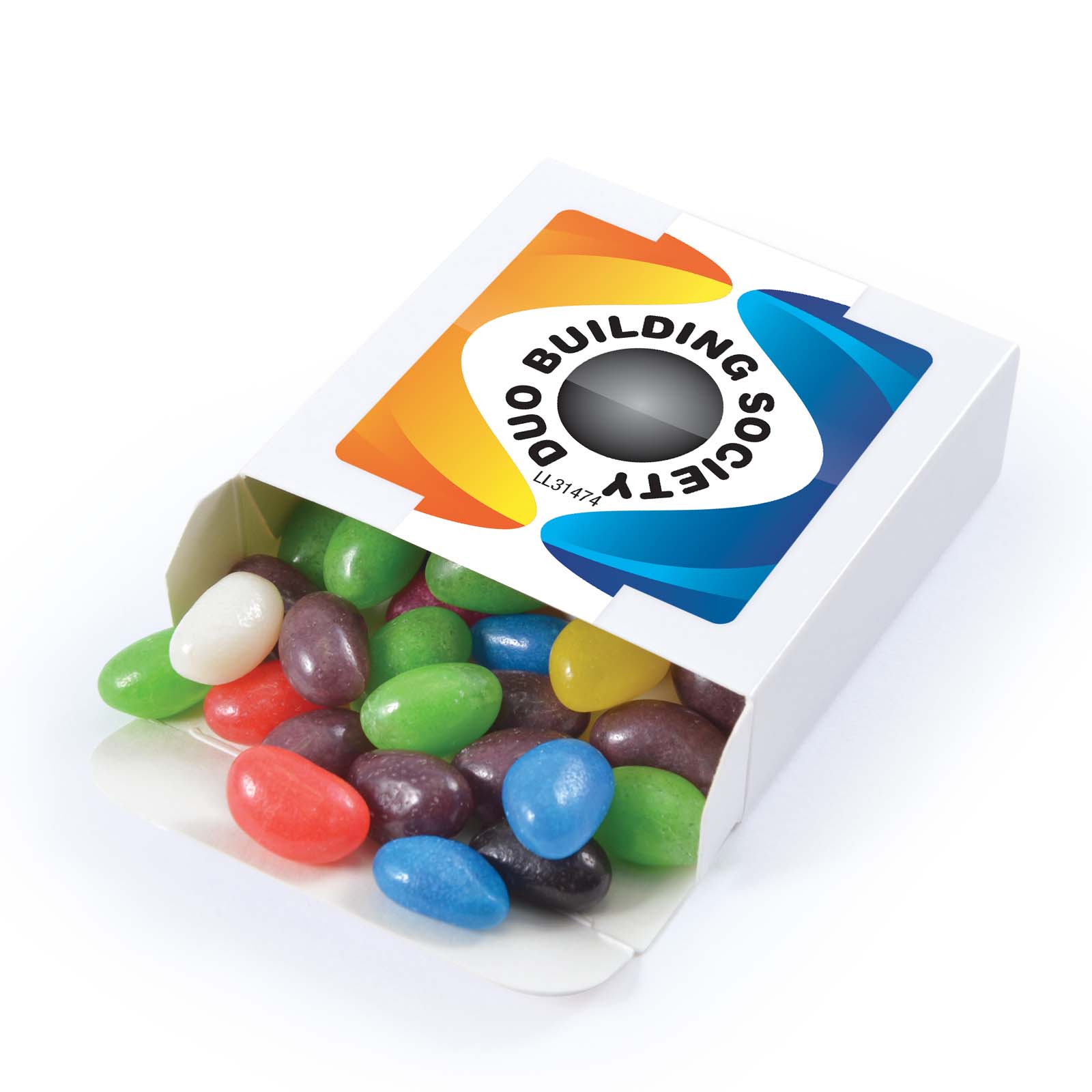 LL31474 - Assorted Colour Jelly Beans in 50g Box 