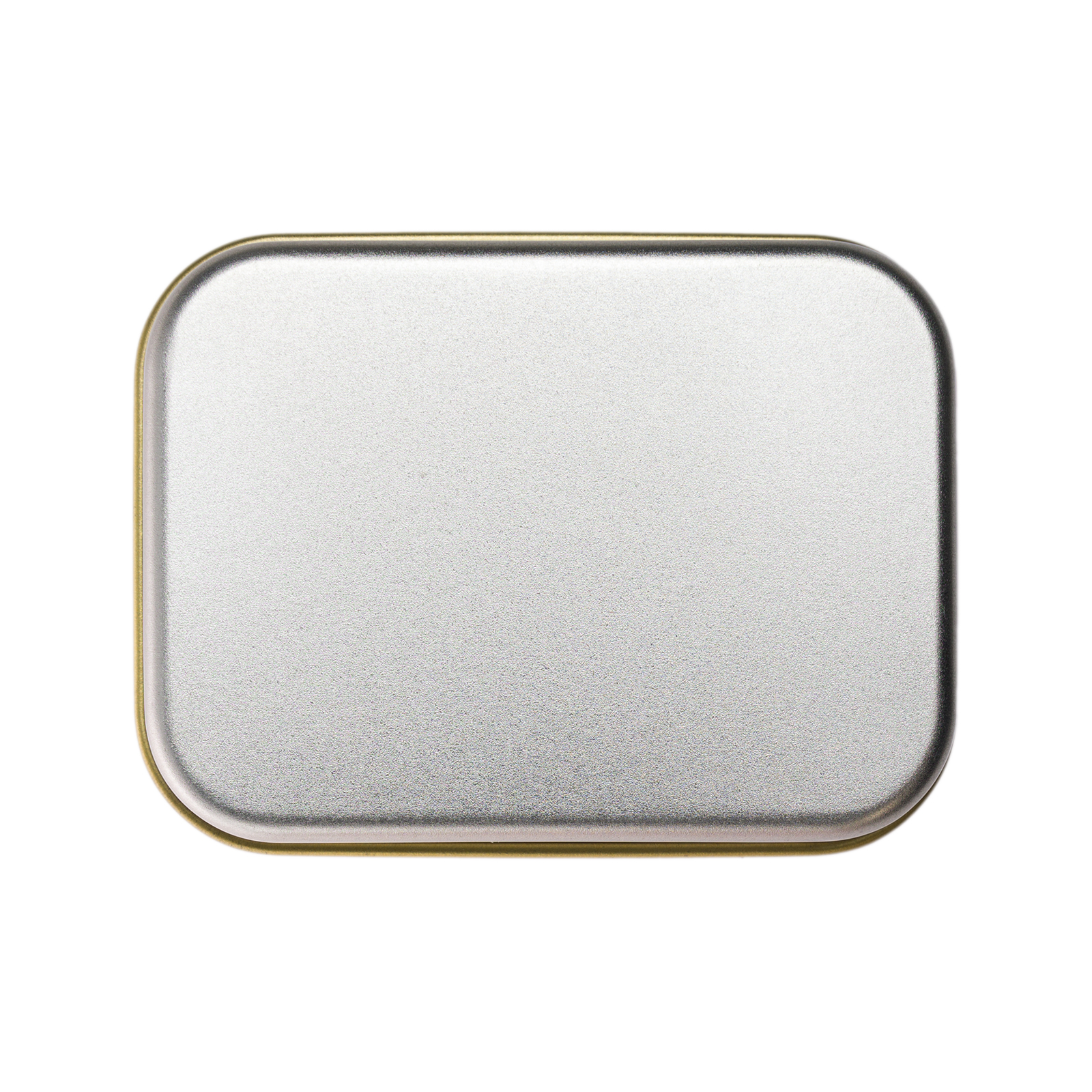 Silver Rectangular Tin